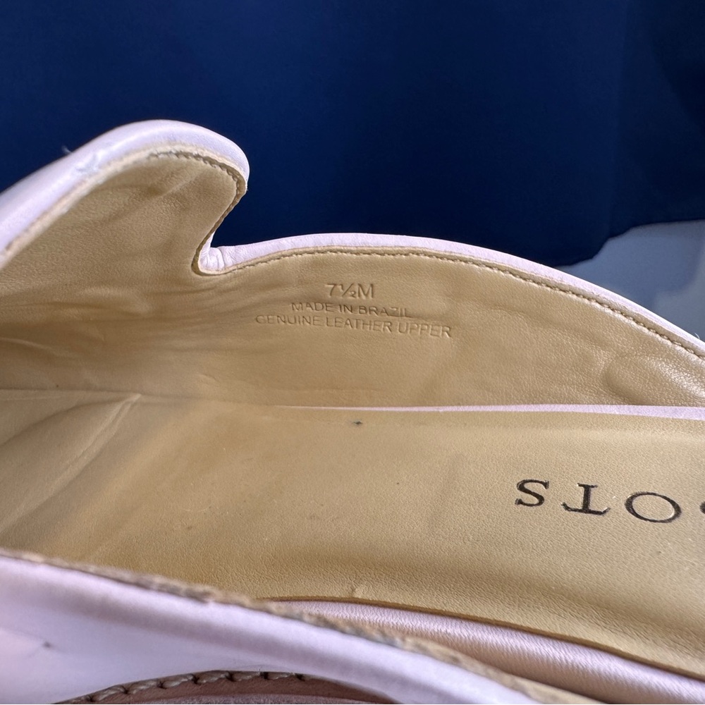 Talbots Pink, Tan Slides Shoes - Size 7.5 - Picture 4 of 5